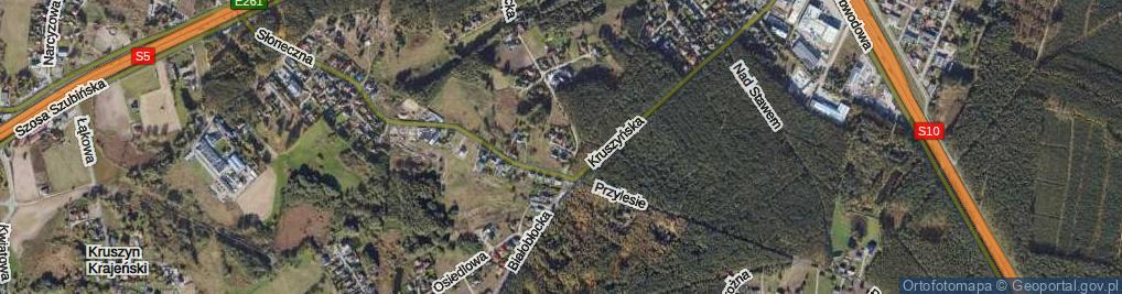 Zdjęcie satelitarne Grabowa ul.